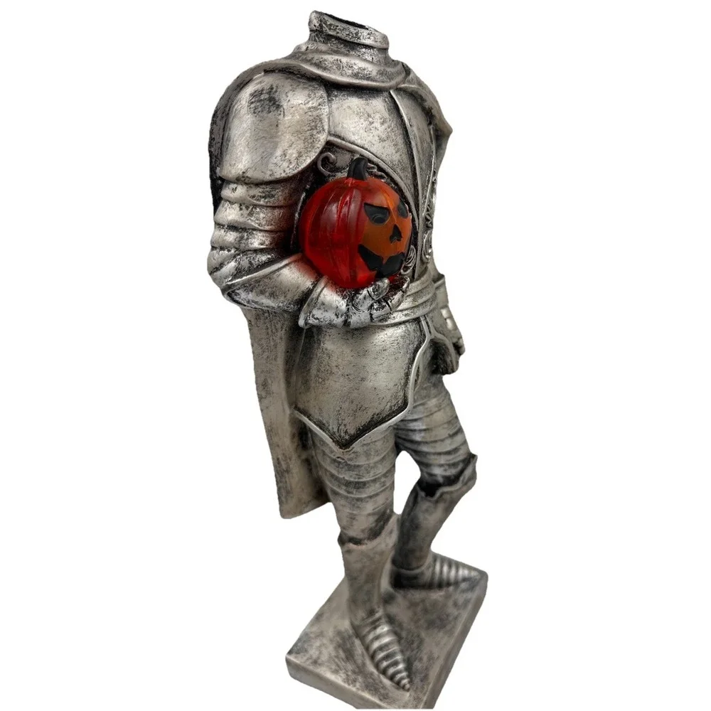 Martha Stewart Halloween Headless Knight LED Figurine Gothic Décor 15